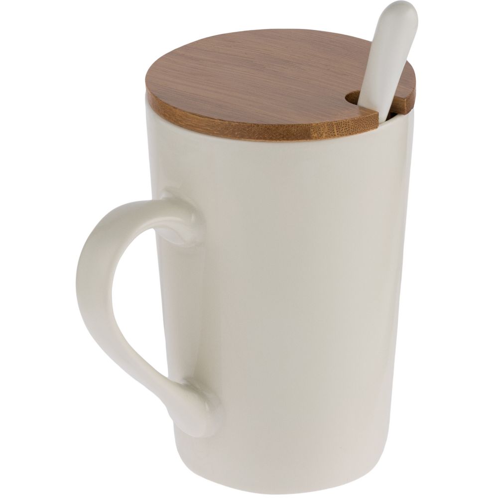 Кружка Parley с ложкой и бамбуковой крышкой — изображение 3
