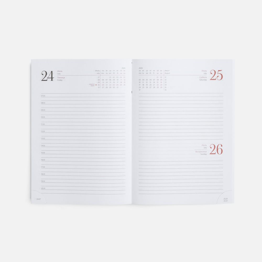 Ежедневник New Nebraska, датированный, черный — изображение 7