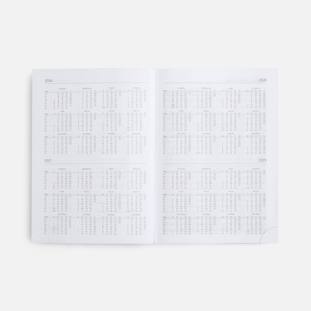 Ежедневник New Nebraska, датированный, коричневый — изображение 6