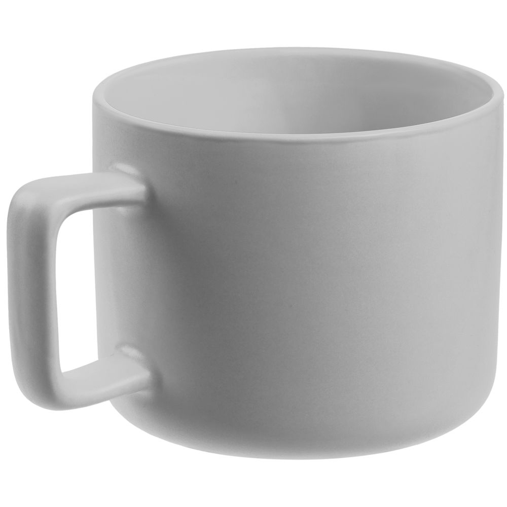 Чашка Jumbo, ver.2, матовая, светло-серая — изображение 2