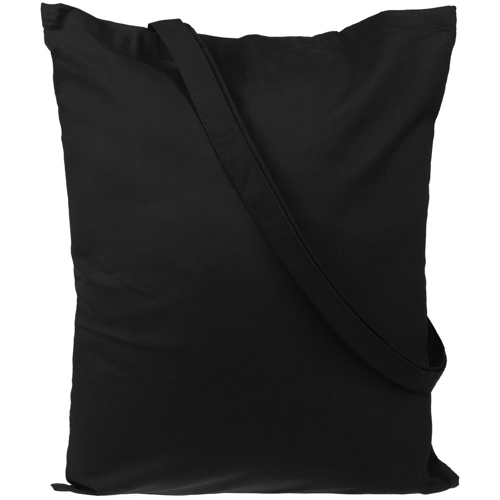 Холщовая сумка Basic 105, черная — изображение 2