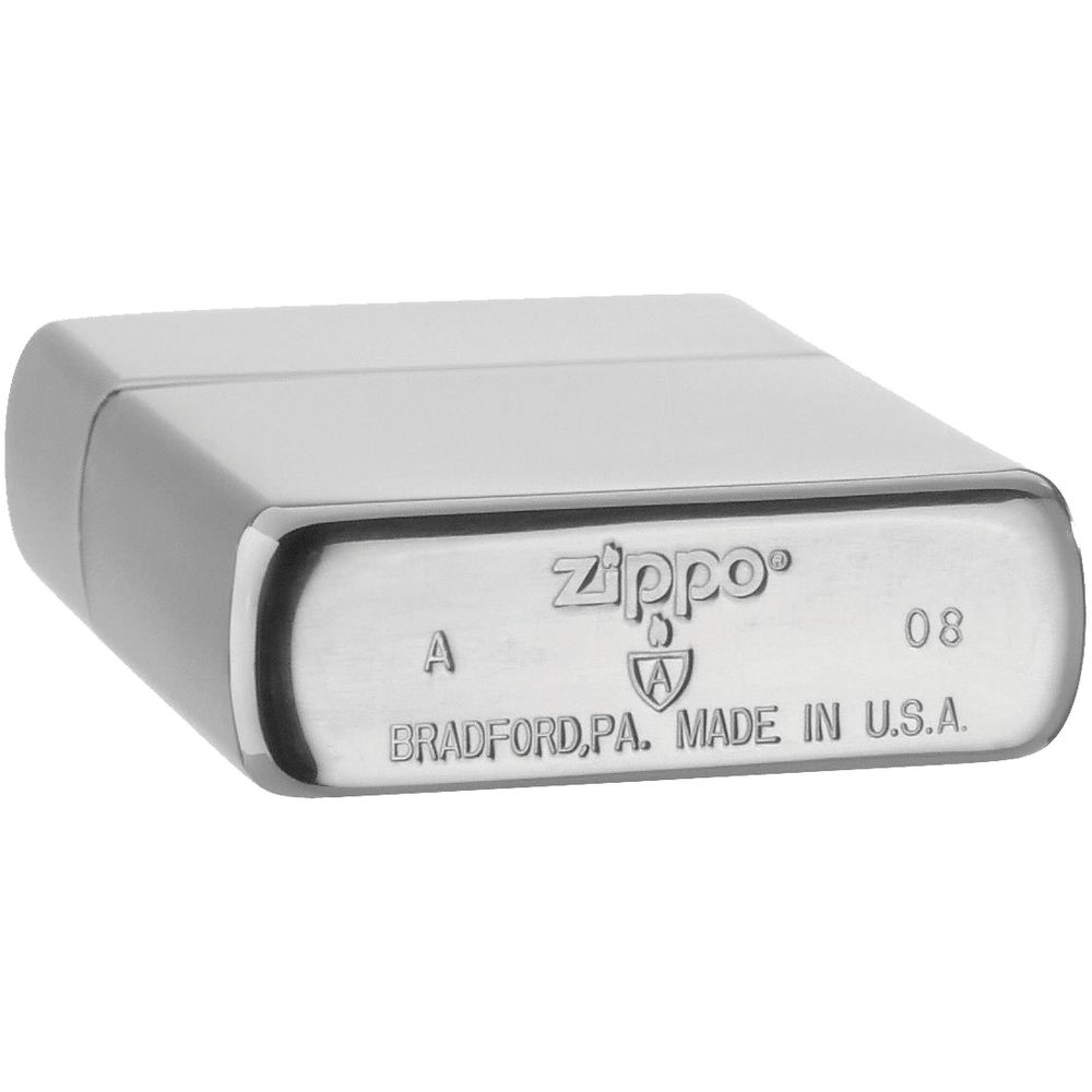 Зажигалка Zippo Armor Brushed, матовая серебристая — изображение 3