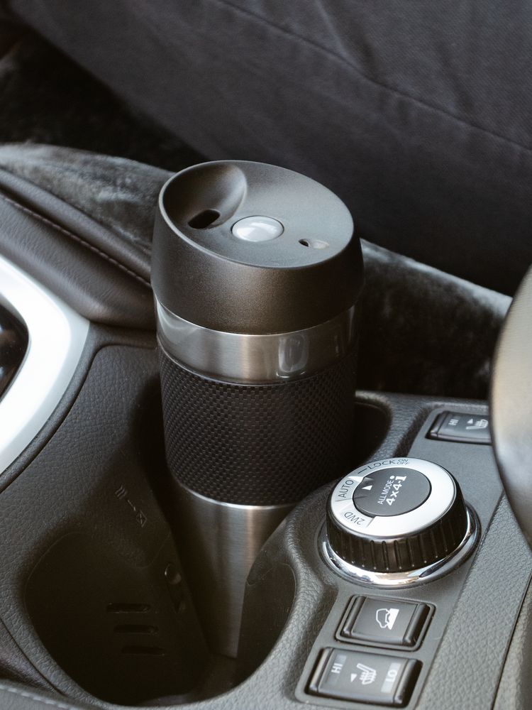 Термостакан Solingen Grip, серо-стальной — изображение 8