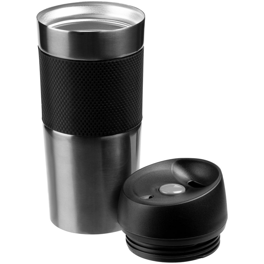 Термостакан Solingen Grip, серо-стальной — изображение 3