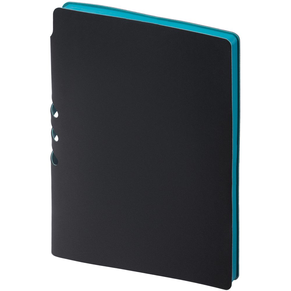 Ежедневник Flexpen Black, недатированный, черный с бирюзовым — изображение 6