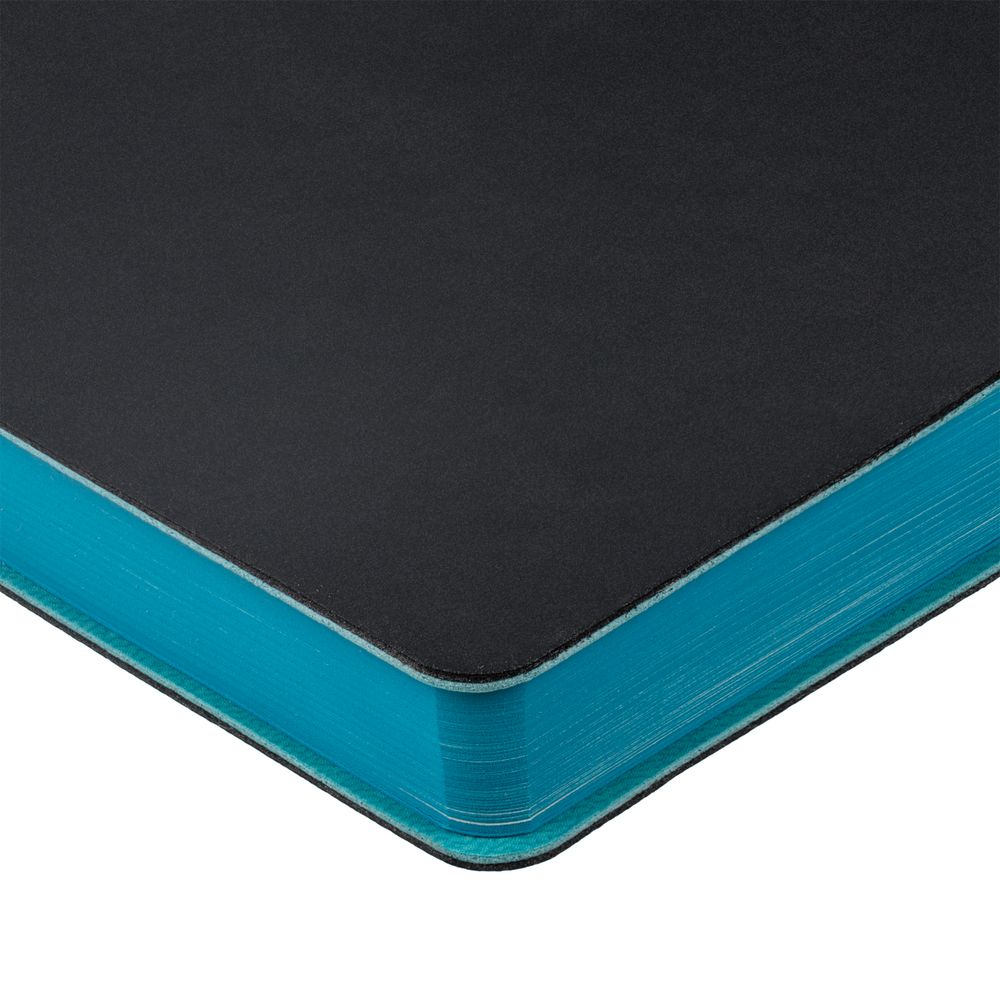 Ежедневник Flexpen Black, недатированный, черный с бирюзовым — изображение 8