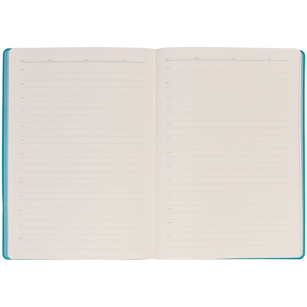 Ежедневник Flexpen Black, недатированный, черный с бирюзовым — изображение 10