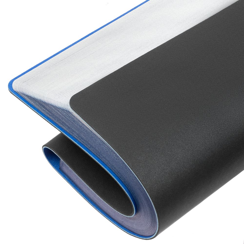 Ежедневник Flexpen Black, недатированный, черный с синим — изображение 7