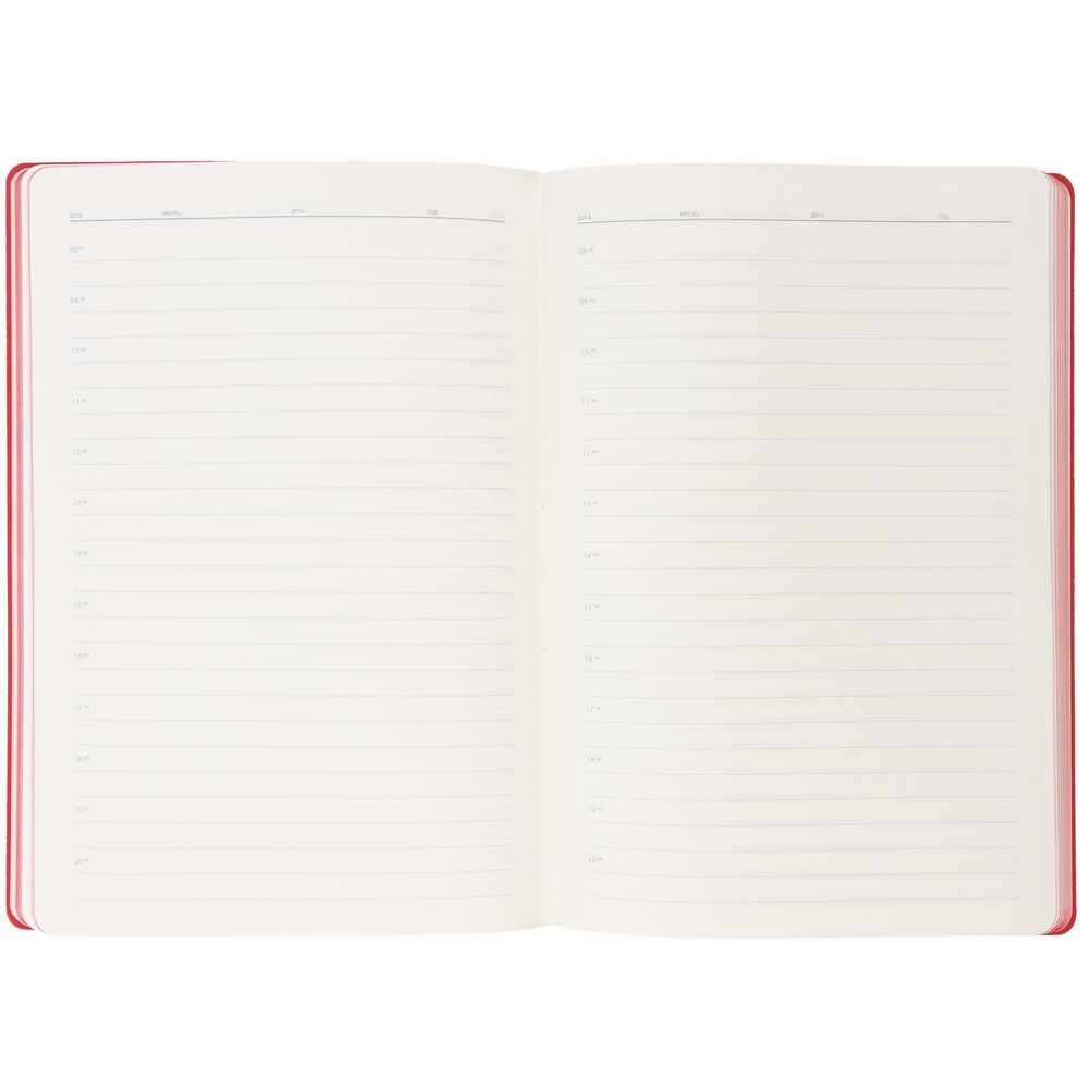 Ежедневник Flexpen Black, недатированный, черный с красным — изображение 10