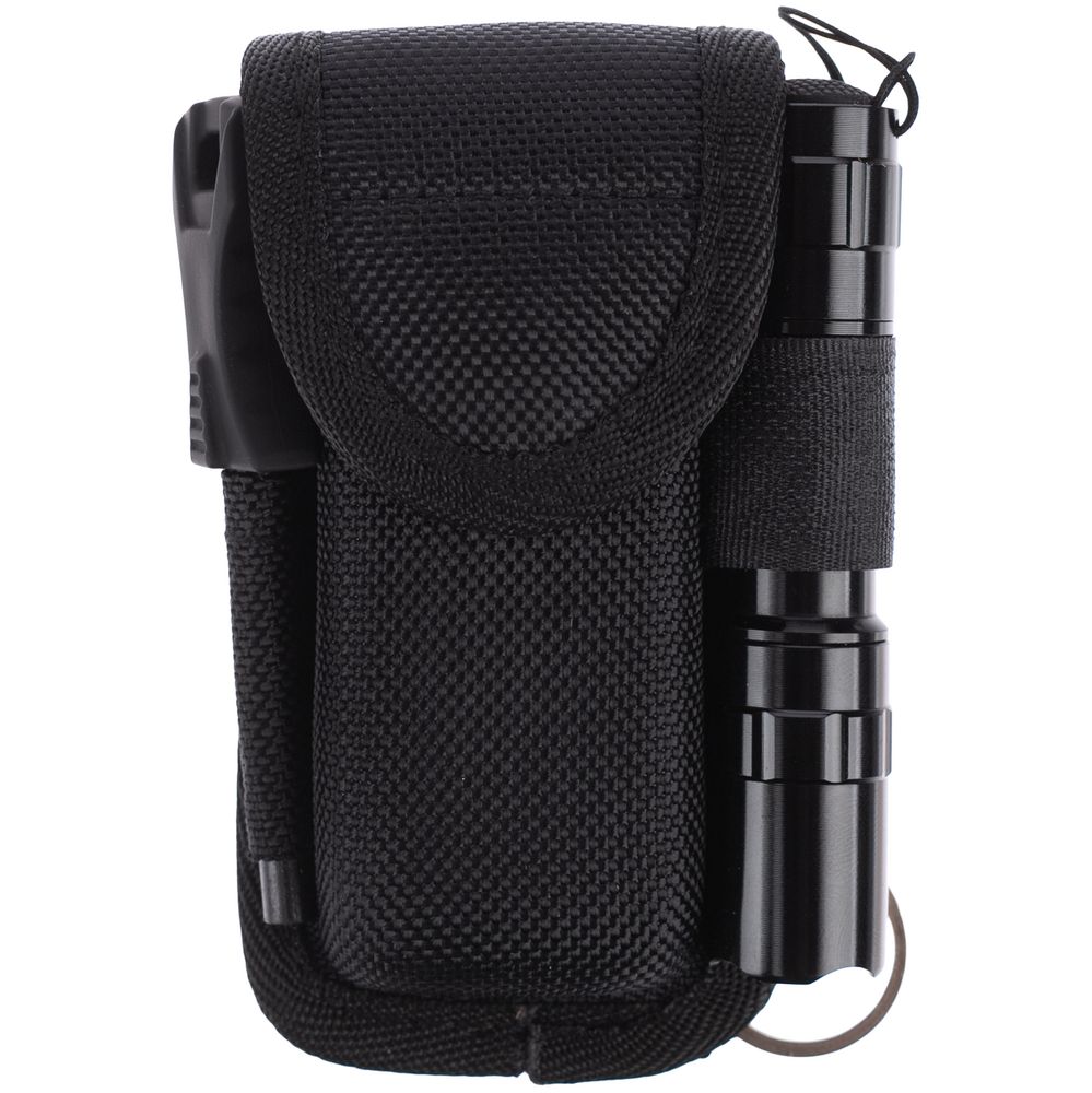 Набор Forster: мультиинструмент, фонарик, огниво, черный — изображение 5