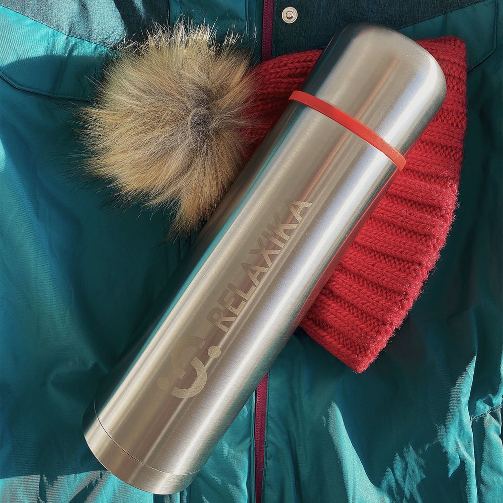 Термос Relaxika 500, стальной — изображение 4