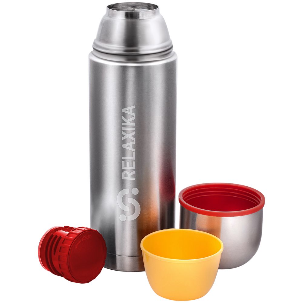 Термос Relaxika Duo 1000, стальной — изображение 4