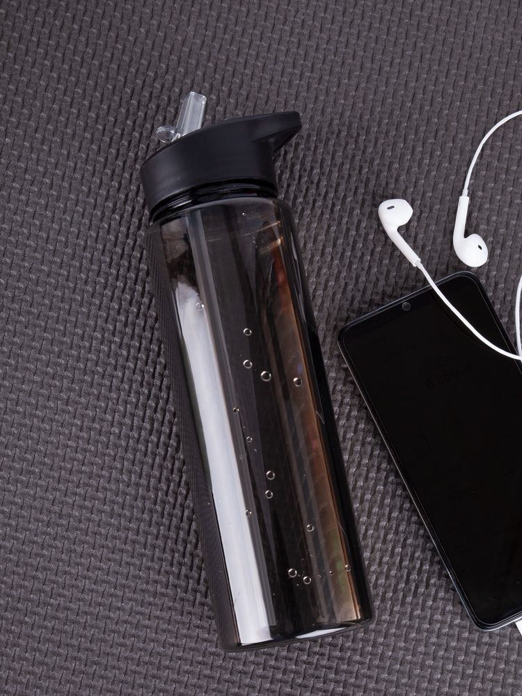 Бутылка для воды Holo, черная — изображение 5