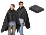 Пончо Cappy с капюшоном на липучке в мешке, черный