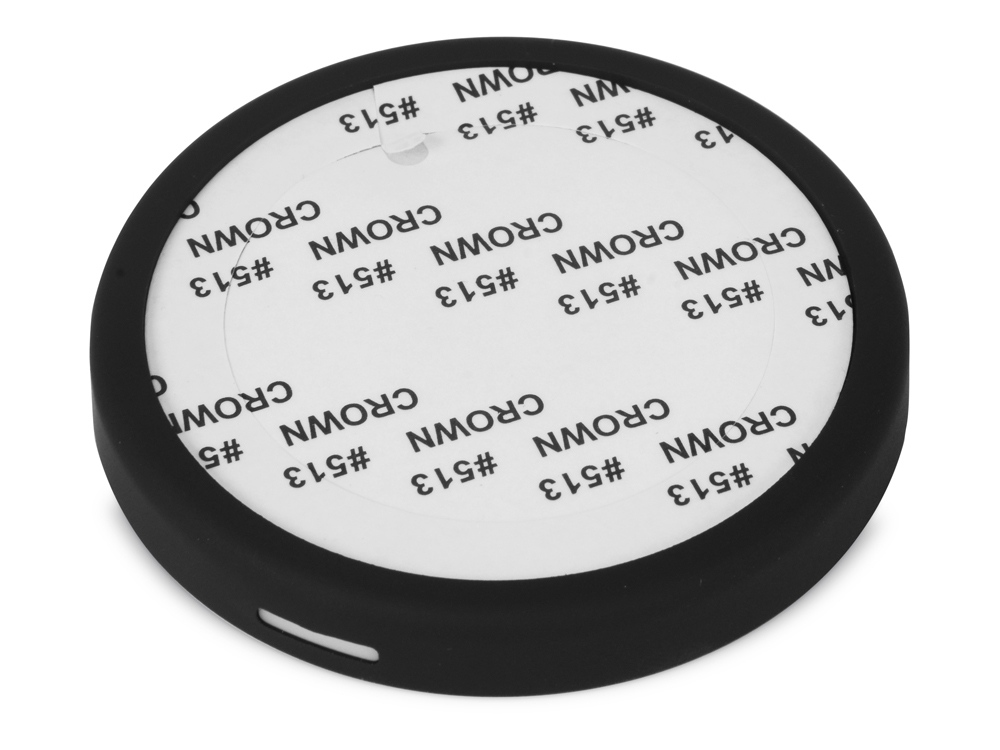 Беспроводное зарядное устройство Sketch с полноцветной печатью, черный — изображение 2