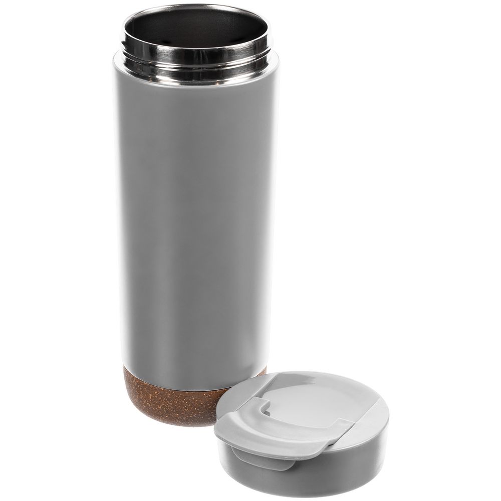 Термостакан Steady, серый — изображение 4