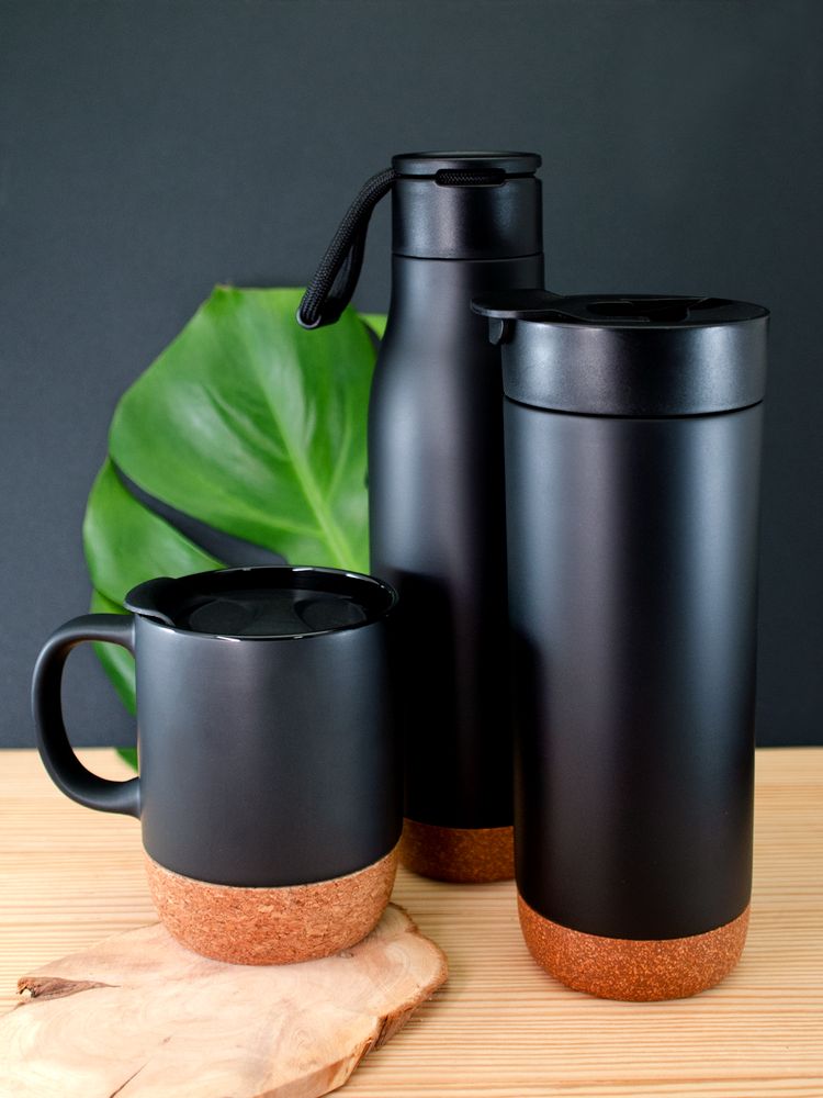 Термостакан Steady, черный — изображение 9