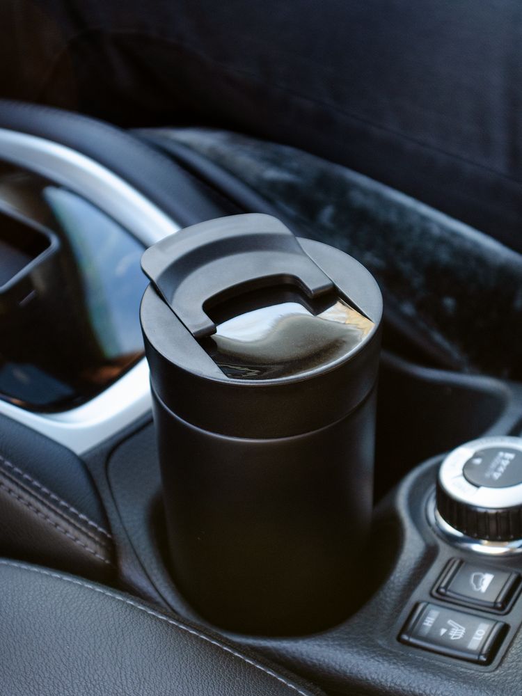 Термостакан Steady, черный — изображение 10