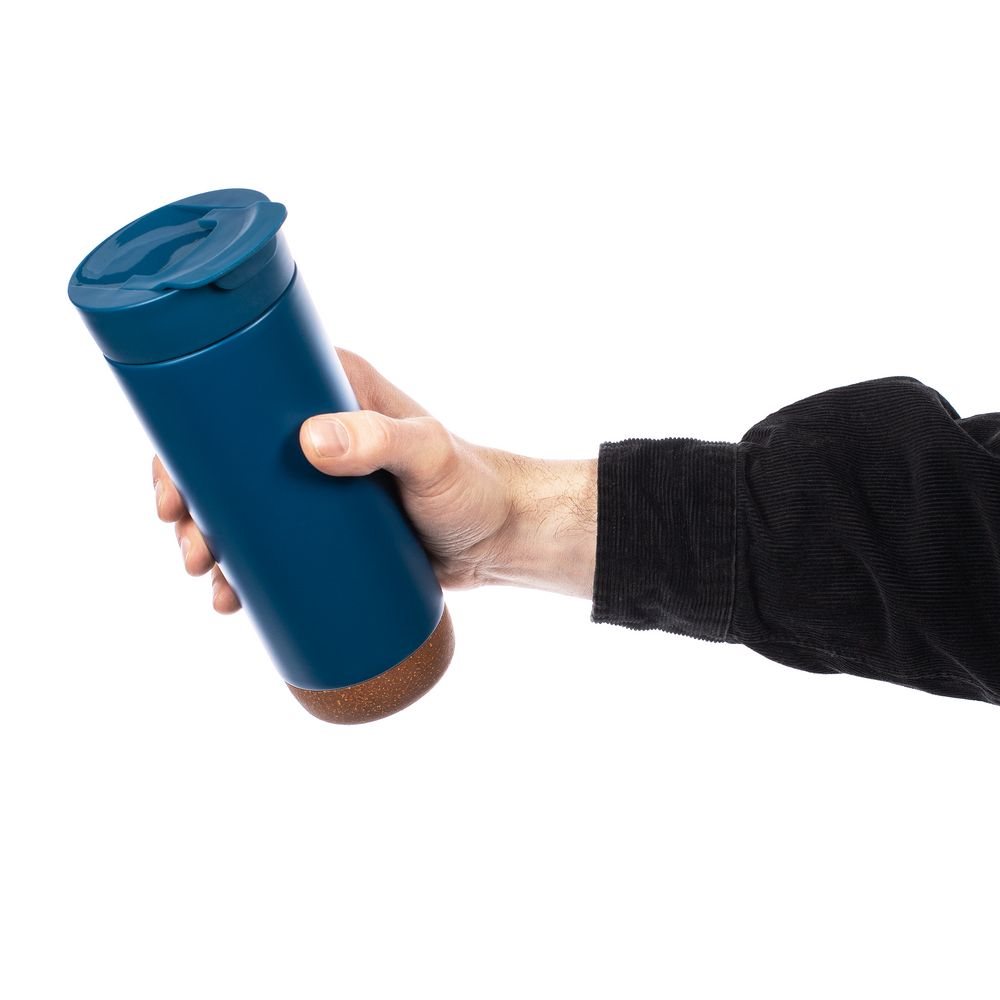 Термостакан Steady, синий — изображение 6