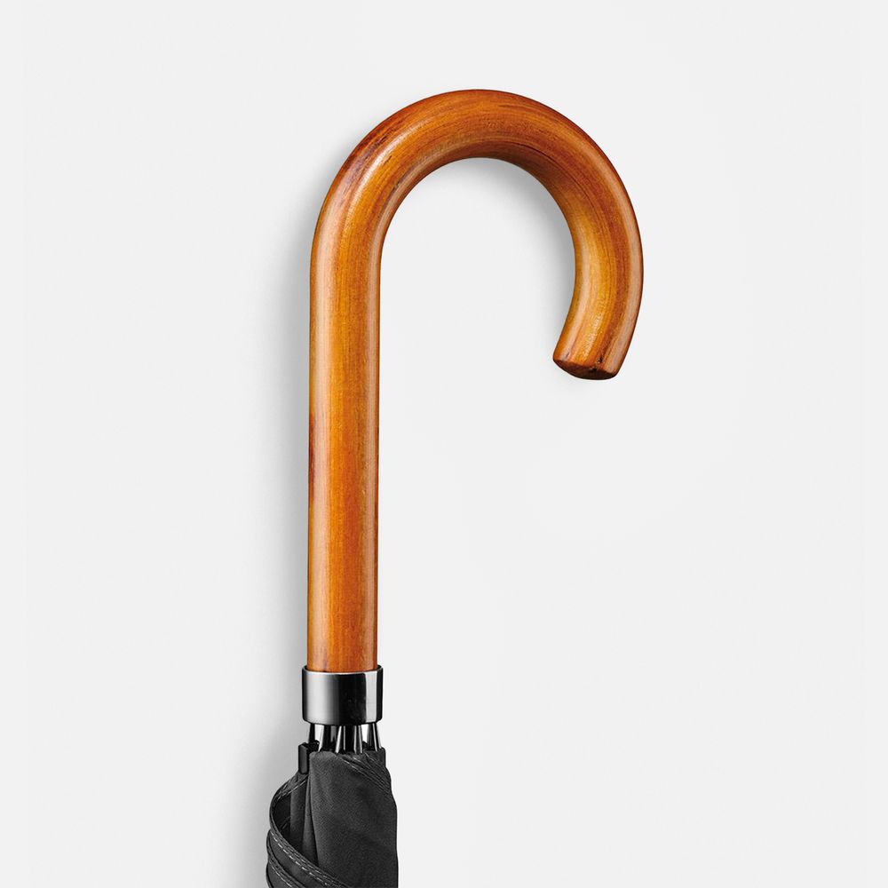 Зонт-трость LockWood, черный — изображение 4