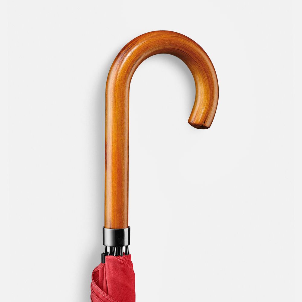 Зонт-трость LockWood, красный — изображение 4