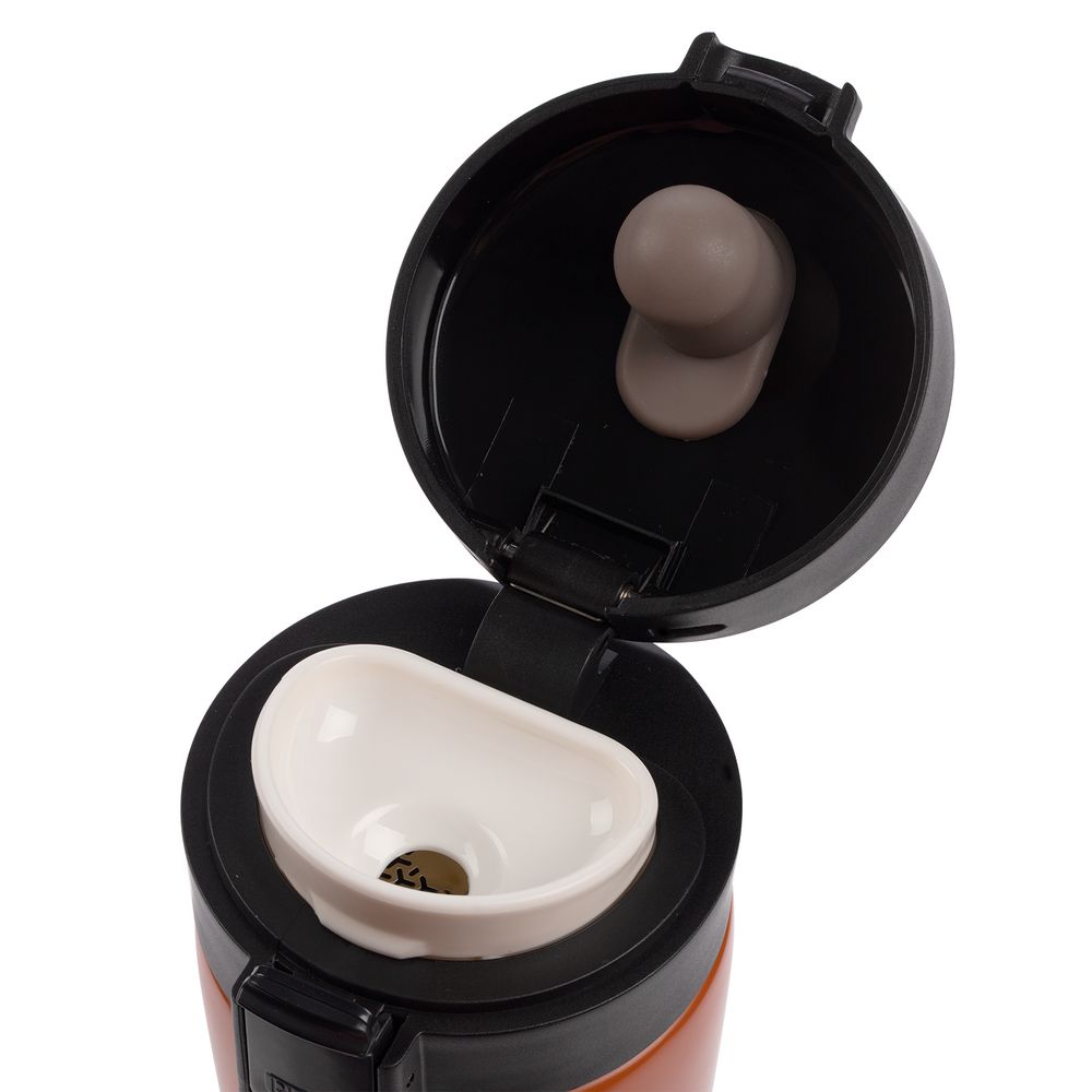 Термостакан с ситечком No Leak Infuser, оранжевый — изображение 3