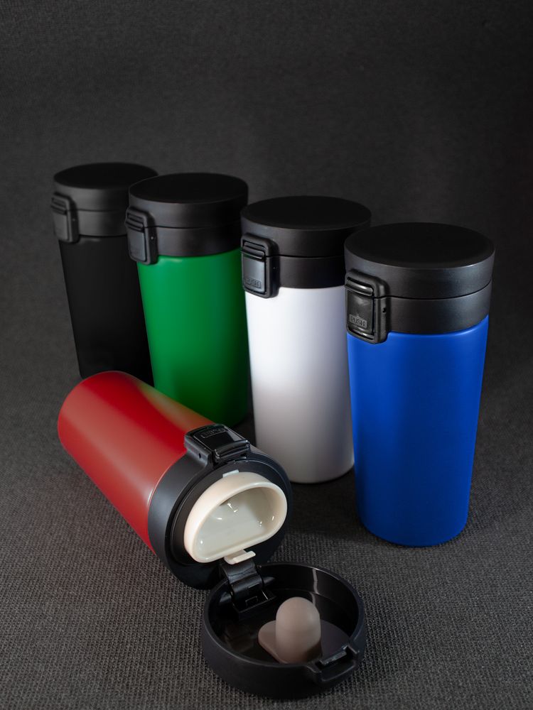 Термостакан с ситечком No Leak Infuser, синий — изображение 9