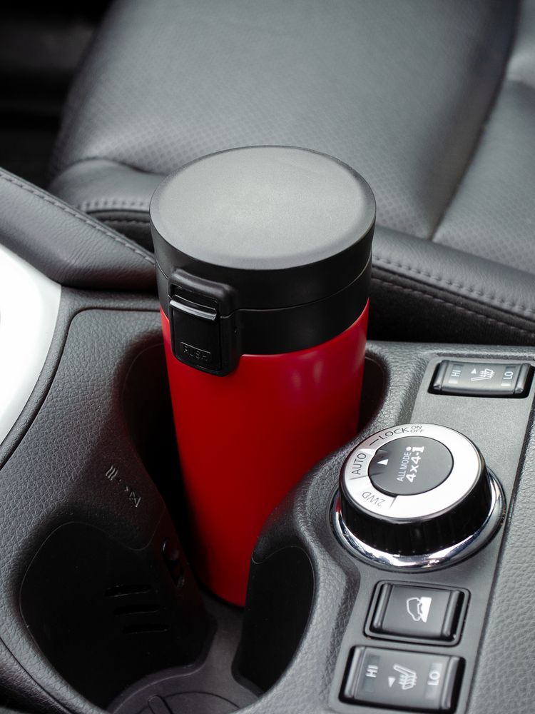 Термостакан с ситечком No Leak Infuser, красный — изображение 9