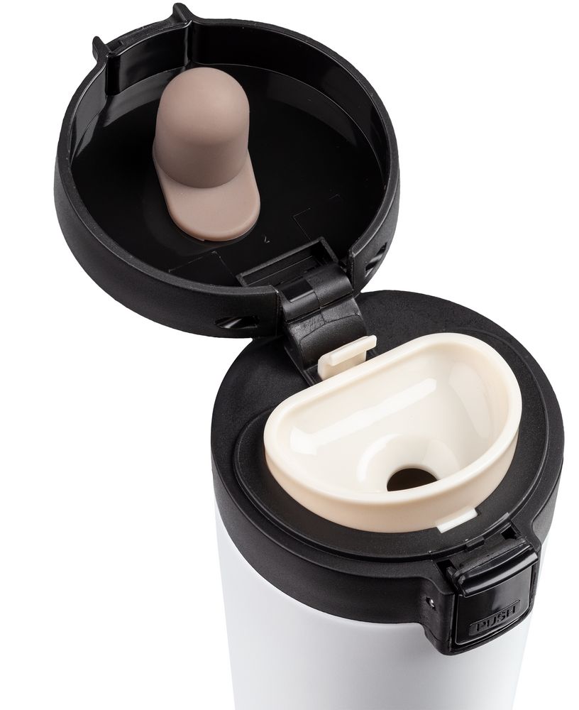 Термостакан с ситечком No Leak Infuser, белый — изображение 3