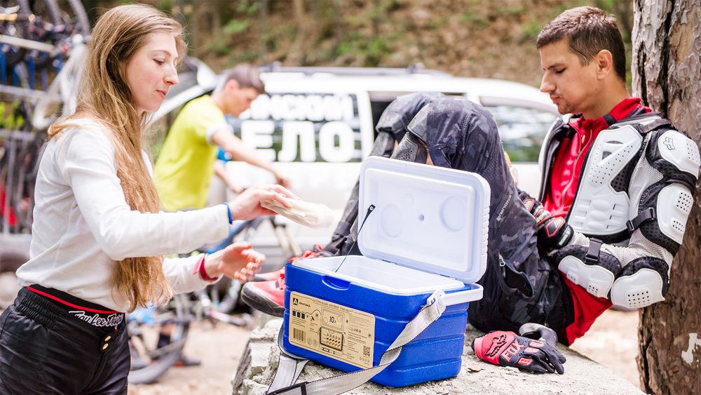 Термоконтейнер «Арктика», M, синий — изображение 2