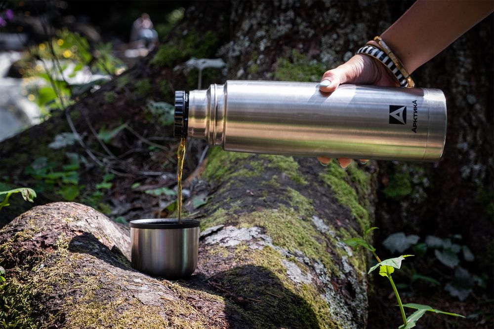 Термос «Арктика 1000», стальной — изображение 3