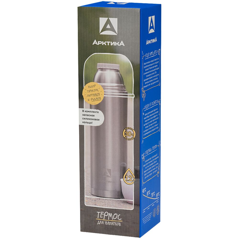 Термос «Арктика Duo 1200», стальной — изображение 4