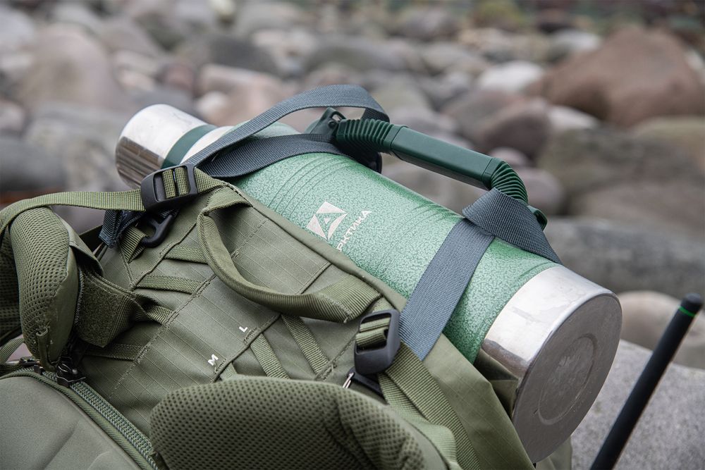 Термос с ручкой «Арктика 2200», зеленый — изображение 3