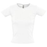 Футболка женская с круглым вырезом Lady 220 белая