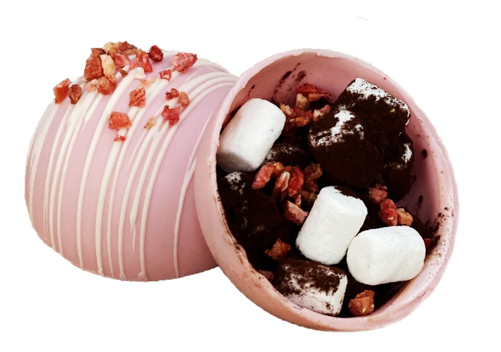 Шоколадная бомбочка «Клубника» — изображение 2