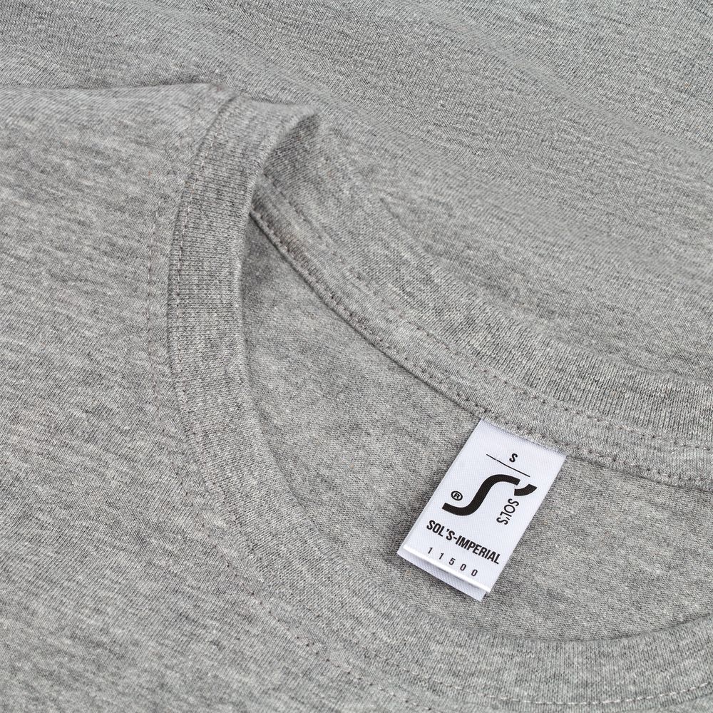 Футболка Imperial 190, серый меланж — изображение 3