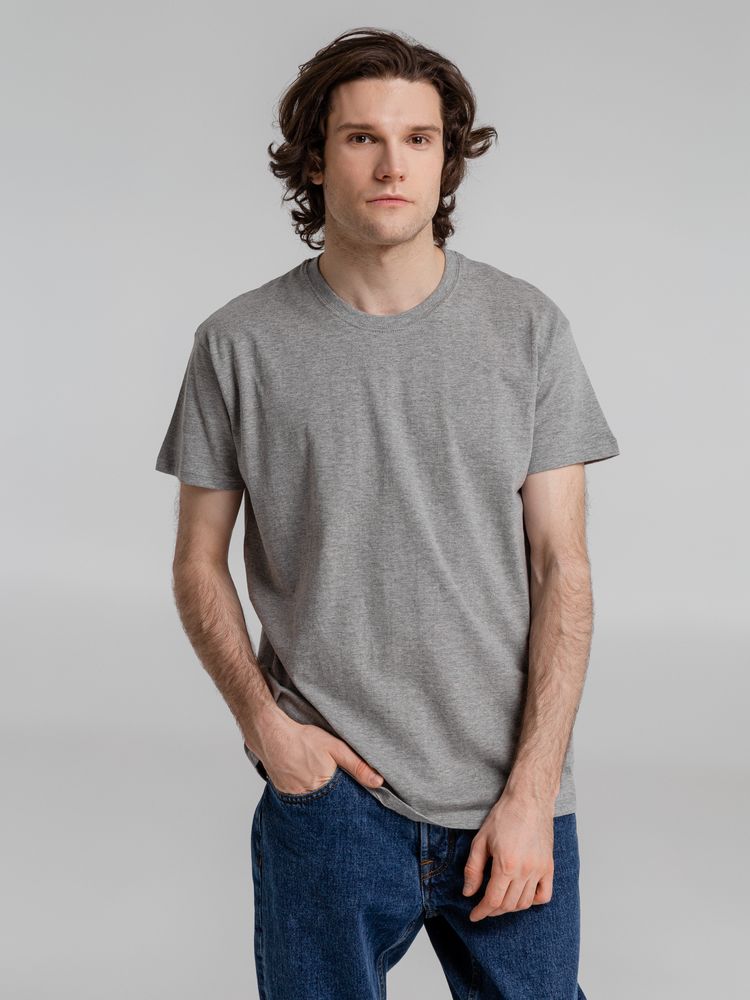 Футболка Imperial 190, серый меланж — изображение 4