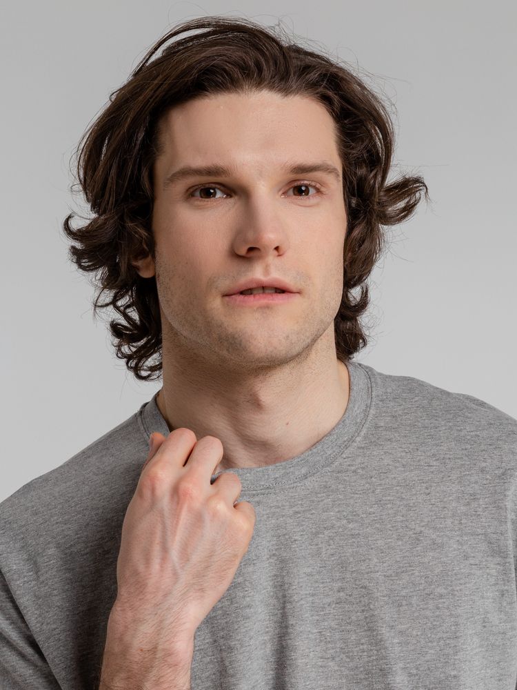 Футболка Imperial 190, серый меланж — изображение 7