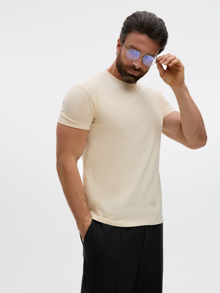 Футболка Imperial 190, светло-бежевая — изображение 3