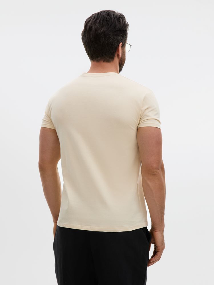 Футболка Imperial 190, светло-бежевая — изображение 4