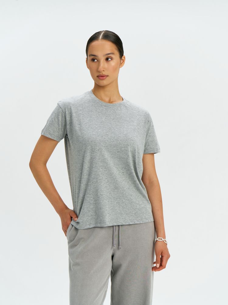 Футболка унисекс Regent 150, серый меланж — изображение 9