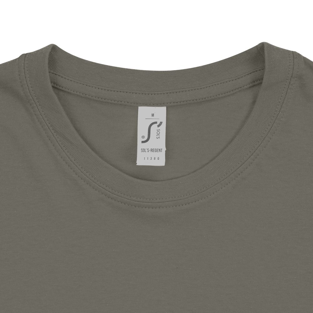 Футболка унисекс Regent 150, серая (стальная) — изображение 3