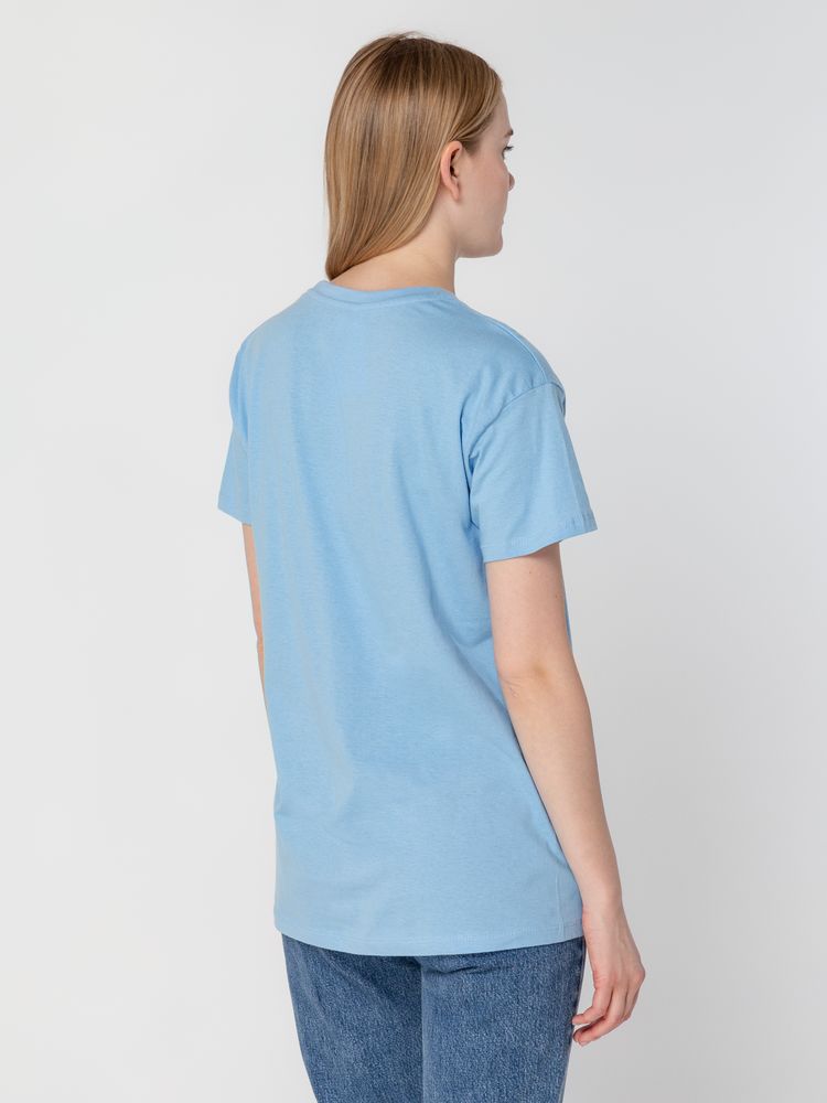 Футболка унисекс Regent 150, голубая — изображение 6
