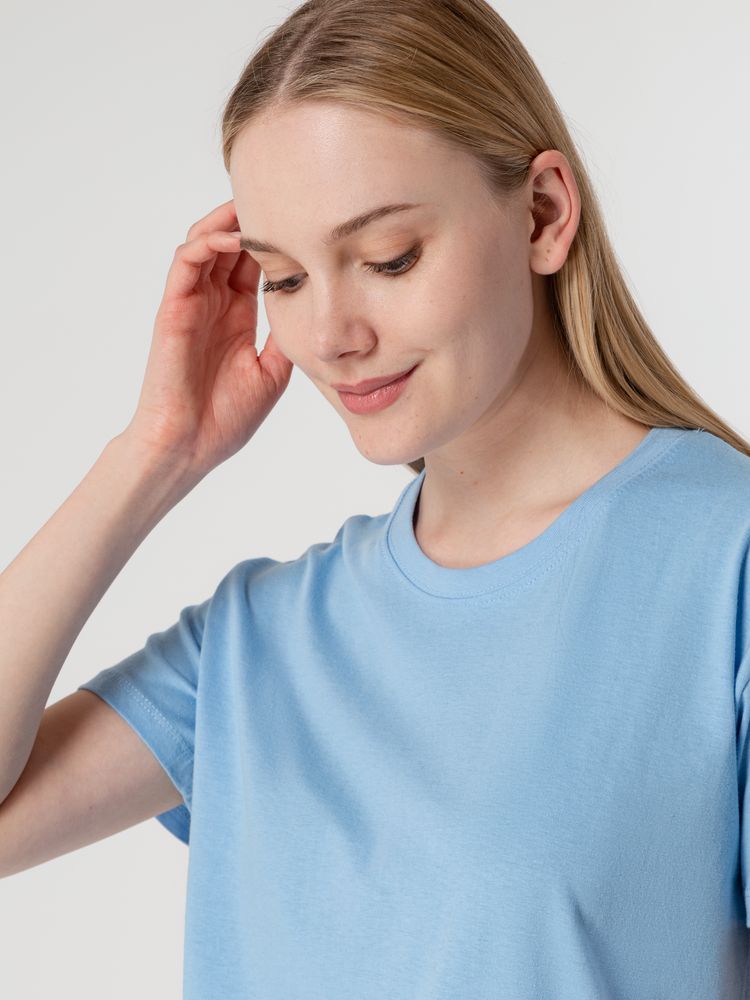 Футболка унисекс Regent 150, голубая — изображение 7