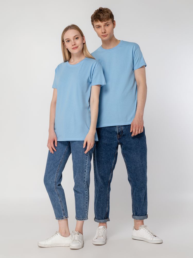 Футболка унисекс Regent 150, голубая — изображение 11