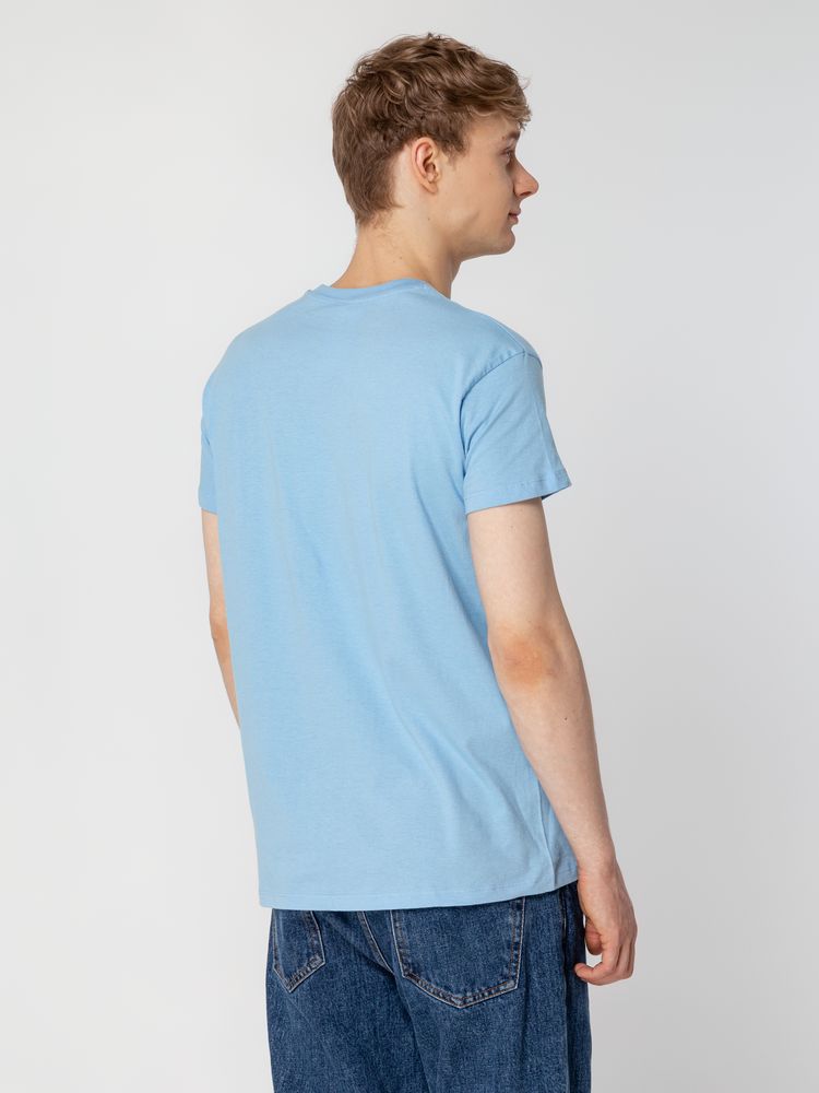 Футболка унисекс Regent 150, голубая — изображение 10