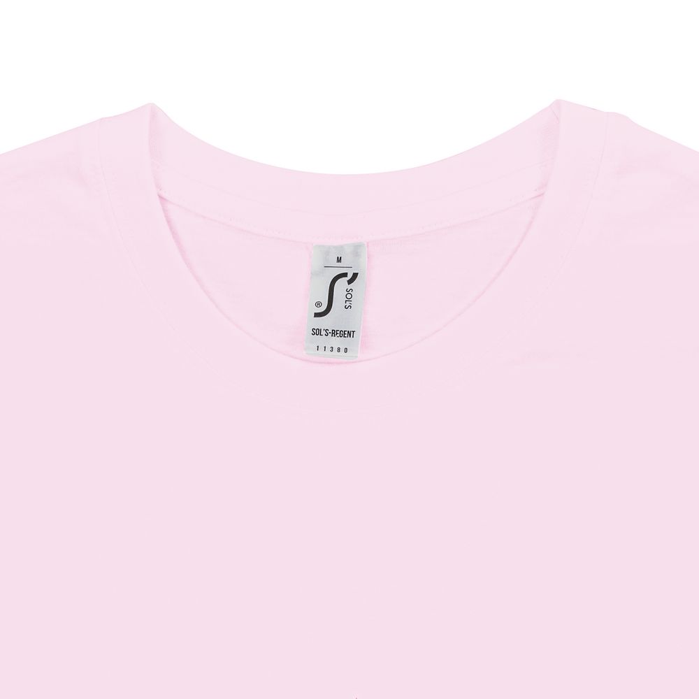 Футболка унисекс Regent 150, светло-розовая — изображение 3