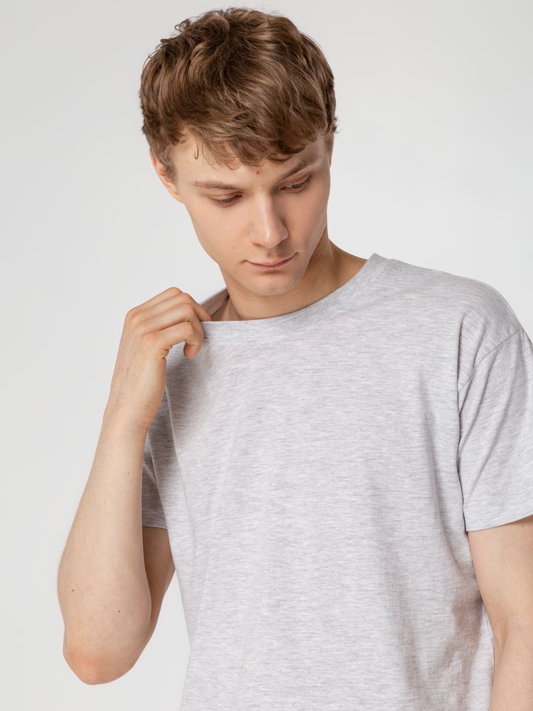 Футболка унисекс Regent 150, светло-серый меланж — изображение 7