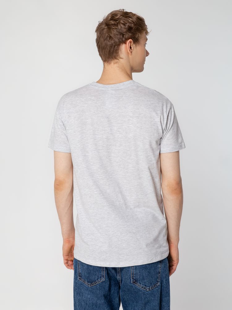 Футболка унисекс Regent 150, светло-серый меланж — изображение 6