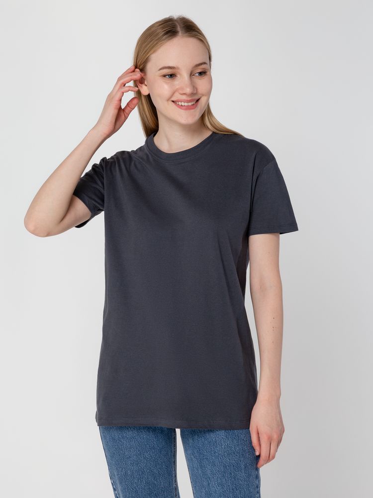 Футболка унисекс Regent 150, светло-серая — изображение 8